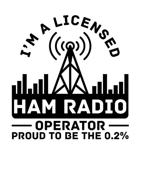 Licensed Ham Radio Operator Proud Amateur Radio Digital Art By Florian Dold Art Fine Art America