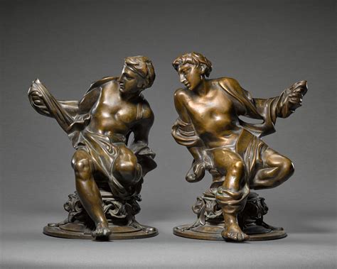 Pair Of Seated Male Figures 19th And 20th Century Sculpture 2023
