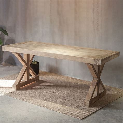 472 Rustic Wooden Office Desk In Natural Farmhouse Writing Desk