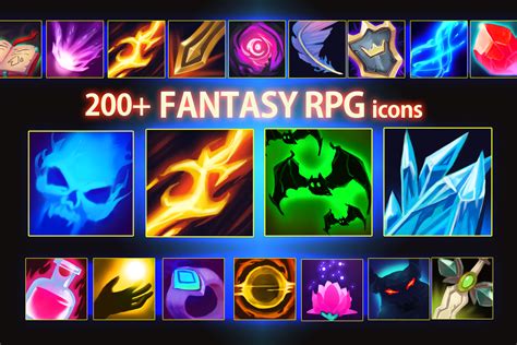 Fantasy Rpg Icons Pack By Pulsarx Studio