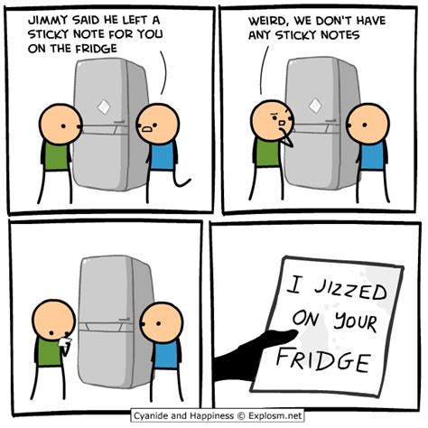Sticky Notes Cyanide And Happiness Sticky Notes Fridge Comics