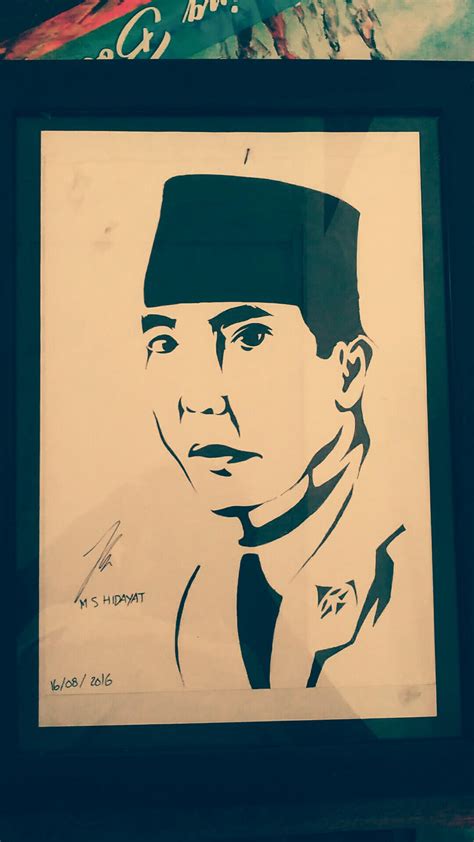 Drawing Irsoekarno By Msh30 On Deviantart