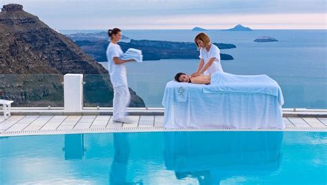 Santorini Princess Resort Spa Italy Luxury Tourism Spa Vacation Santorini