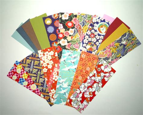 washi papers japanese traditional paper various size type etsy