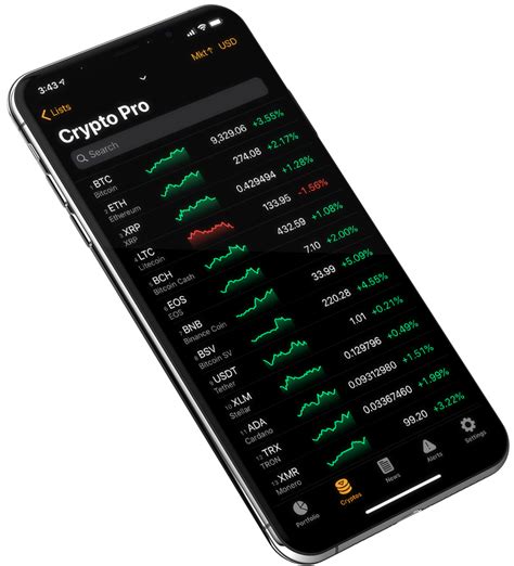 It has a handy altfolio feature that makes it easy to know the value of all your currencies at once. Android App - Crypto Pro