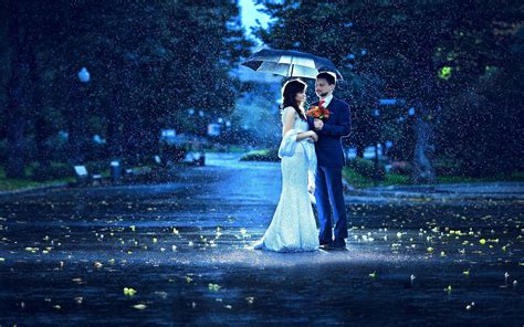 wallpapers of love and romance in rain wallpaper cave