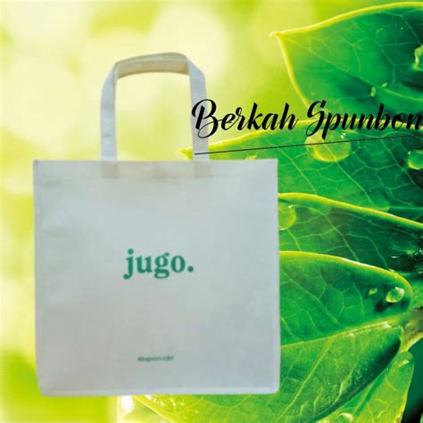 Download Jual Goodie Bag Spunbond 22x22x25 Custom Sablon 1 Sisi 1 ...
