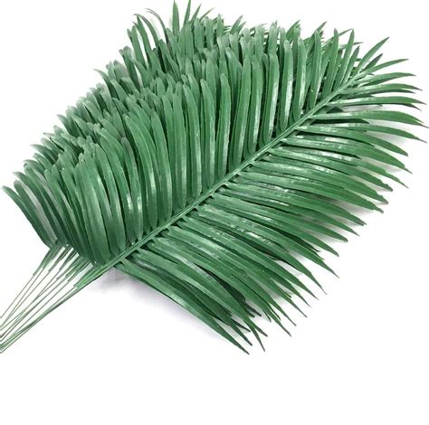Buy Chenwei5698 12 Pack Artificial Palm Tree Leaves Tropical Plants