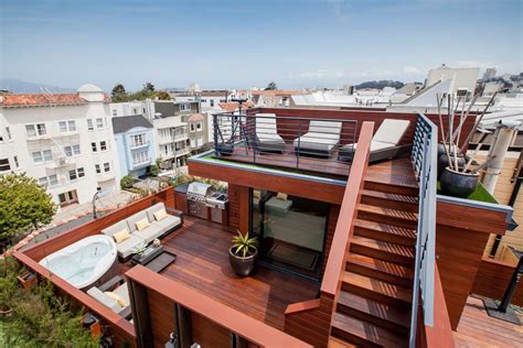 Most Ridiculous Roof Deck In Sf For Rent Apartment Included Curbed Sf