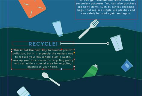How To Create An Earth Day Plastic Pollution Infographic In Adobe Indesign