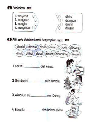 Soalan peperiksaan pertengahan tahun bahasa melayu tahun via yadbw.com. Lembaran kerja bahasa melayu tahun 2 (With images) | Malay ...