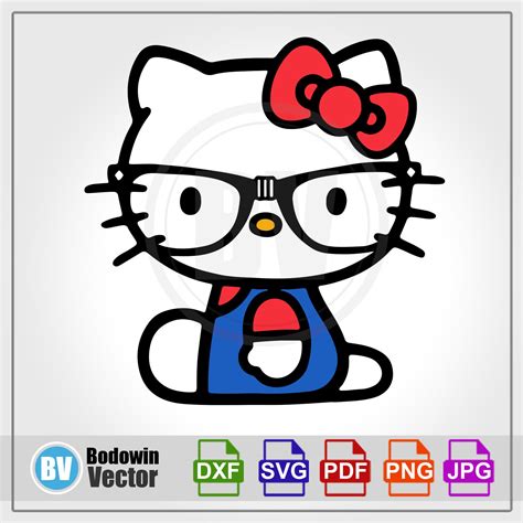 Download Hello Kitty Geek SVG / Instant Download / Digital Clipart | Digital clip art, Hello kitty, Clip art