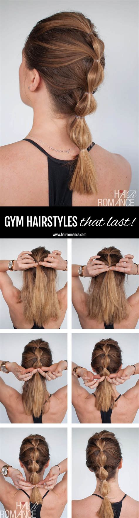 How To Look Good While You Workout 3 Long Lasting Hairstyle Tutorials
