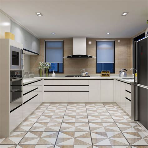 Kitchen cabinets are painted in glidden grab and go for high. OPPEIN Kitchen in africa » Modern White High Gloss PVC ...