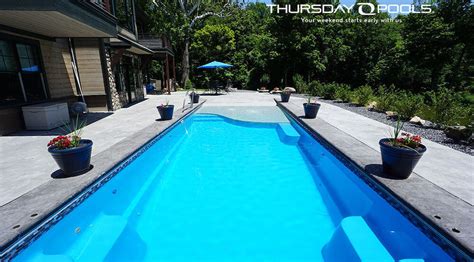 Grace Beach Entry Fiberglass Pool Design Thursday Pools