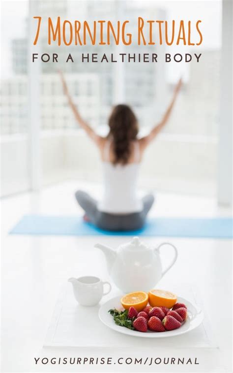 7 Morning Routines For A Healthier Body Health Health And Wellness