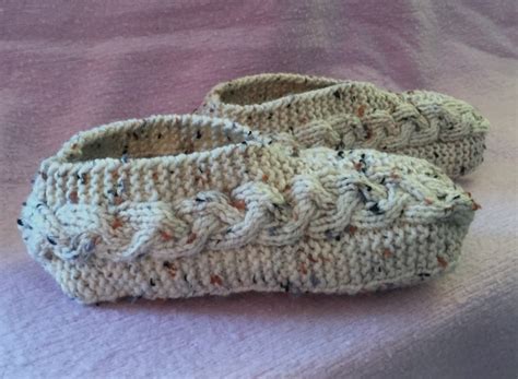 Photos above © katerina mushin. How to Knit Cable Knit Slippers - Knitting and Crochet ...