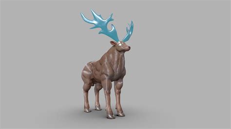 Mythical Deer Download Free 3d Model By Fred Drabble Freddrabble