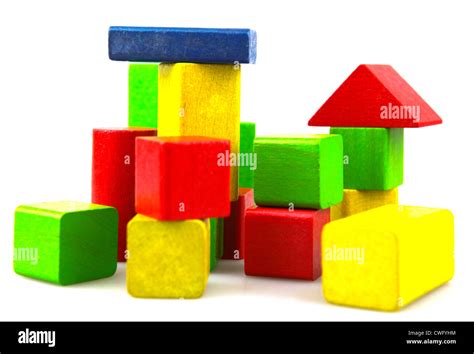 Wooden Building Blocks Stock Photo Alamy