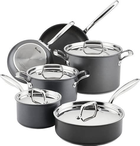 Breville Thermal Pro Hard Anodized Nonstick Cookware Pots