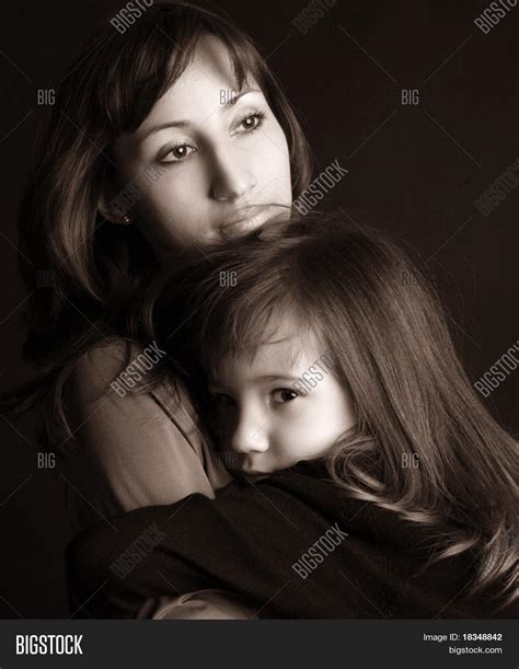 Sad Mother Daughter On Image And Photo Free Trial Bigstock