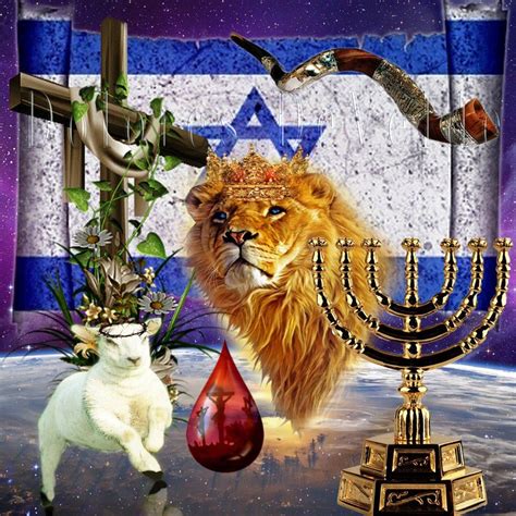 Symbols Of The Messiah Yeshua Lion Of Judah Jesus Prophetic Art