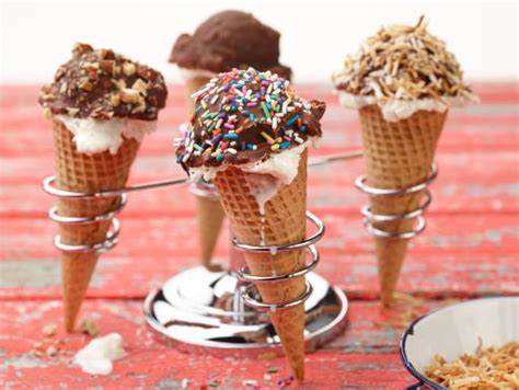 Chocolate Dipped Ice Cream Cone Recipe Food Network Kitchen Food
