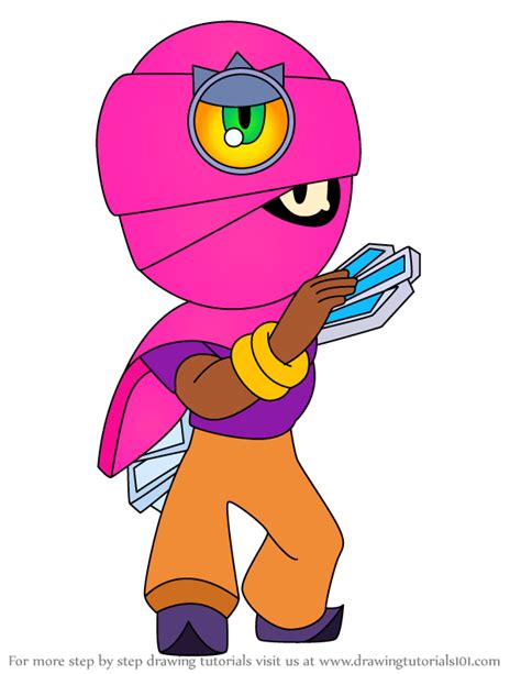 An oldie but a goodie (we need more tara in this sub.) Learn How to Draw Tara from Brawl Stars (Brawl Stars) Step ...