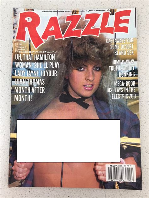 Vintage Razzle Magazine Vol No Glamour Adult Etsy