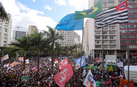 Massive Pro Democracy Protests Sweep Brazil