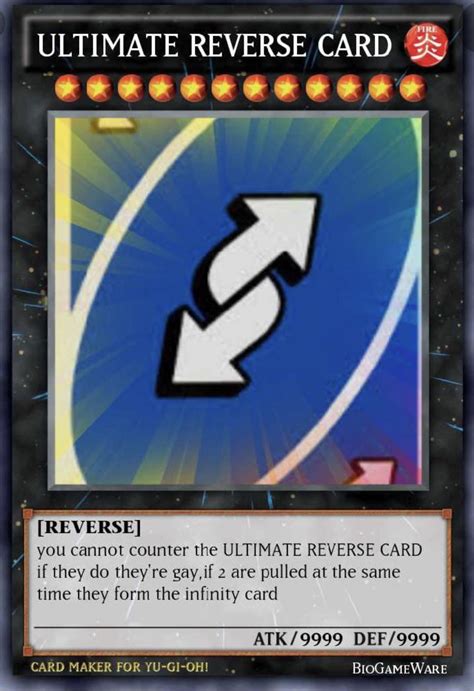 Reverse Uno Card