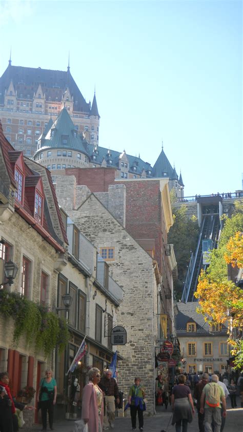 Funicular Quebec City Street View City