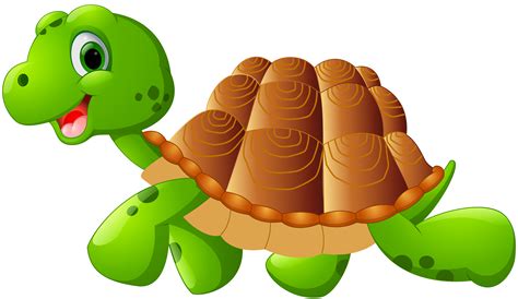 Sea Turtle Cartoon Clip Art Tortoise Reptile Loggerhead Green Riset