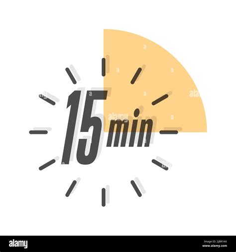 Minutes Timer Clock Or Stopwatch Icon The Timestamp Stock Vector
