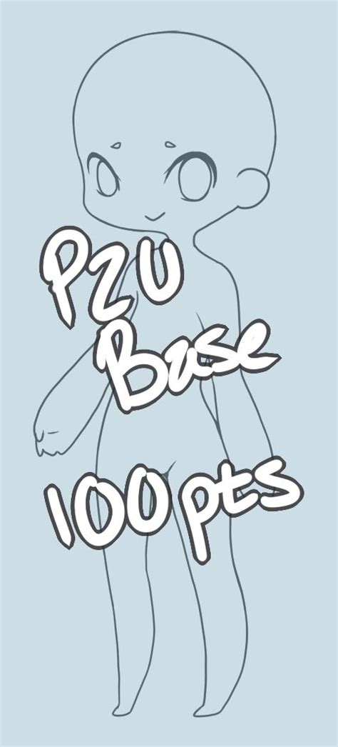 P2u Base By Reitrou Drawing Reference Anime Tutorial Art Reference