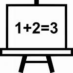 Math Problem Icon Board Svg Education Teach