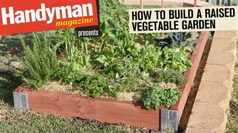 How To Build A Raised Vegetable Garden Youtube
