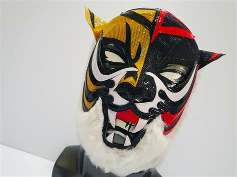 Tiger Mask Pro Wrestling Mask Luchador Costume Wrestler