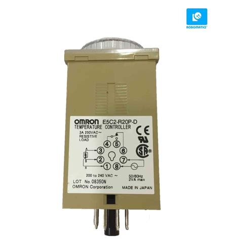 Omron Temperature Controller E5c2 R20p D Ac200 240 0 100 Lazada