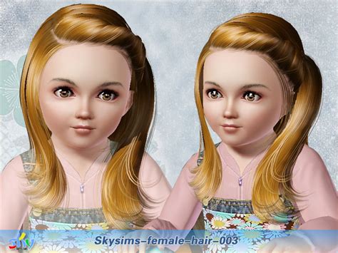 The Sims Resource Skysims Hair 003 Toddler
