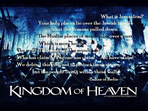 Kingdom Of Heaven Kingdom Of Heaven Kingdom Movie Favorite Movie Quotes