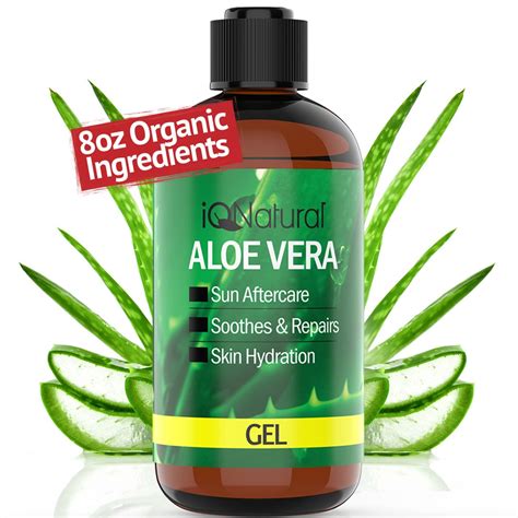 100 Pure Aloe Vera Gel Iq Natural Made In The Usa