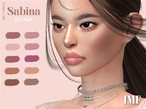 Imf Sabina Blush N66 By Izziemcfire At Tsr Sims 4 Updates