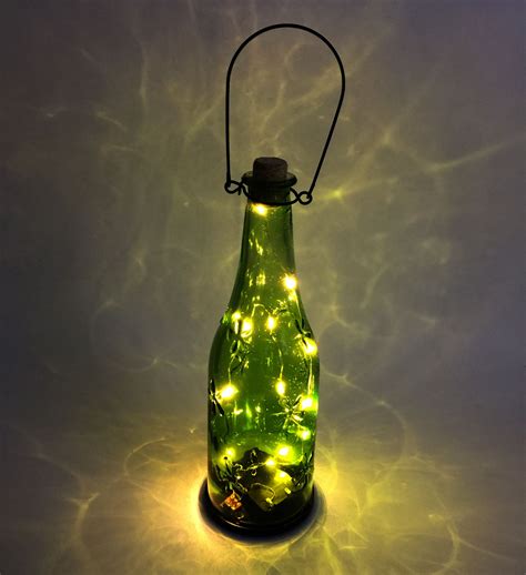 Envases farmacéuticos fabricados en vidrio tipo iii. Impresionante. Lámpara Botella De Vidrio Con Luces Led