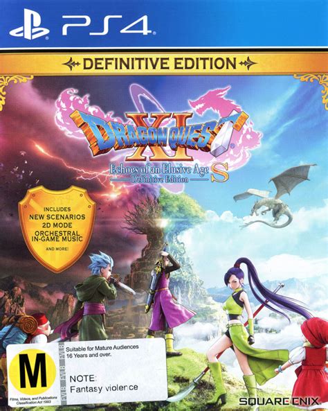 Dragon Quest Xi S Echoes Of An Elusive Age Definitive Edition 2020 Playstation 4 Box Cover