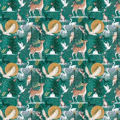 Rachel Ellen Designs Reindeer Christmas Sheet T Wrap Xwp07