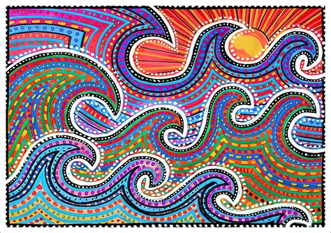 Aboriginal Art Print Gallery Poster Aboriginal Design Vintage