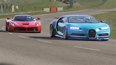 Ferrari Laferrari Vs Bugatti Veyron Drag Race Supercar Racing Youtube