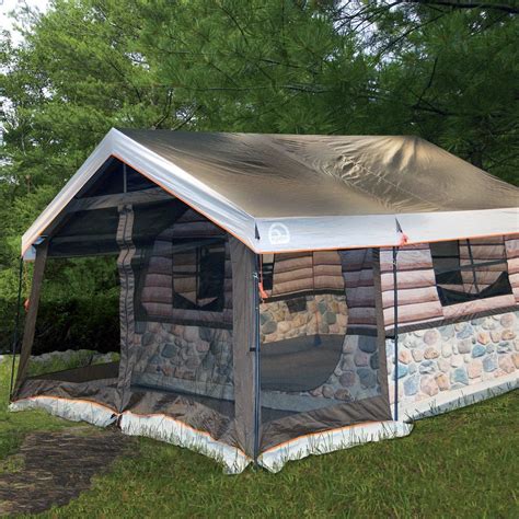 When you own one of my tent cabins, you will enjoy the experience and comforts of architenture and become part of a growing family of tent cabin owners. Fancy - Log Cabin Tent | Cabin tent, Family tent camping ...