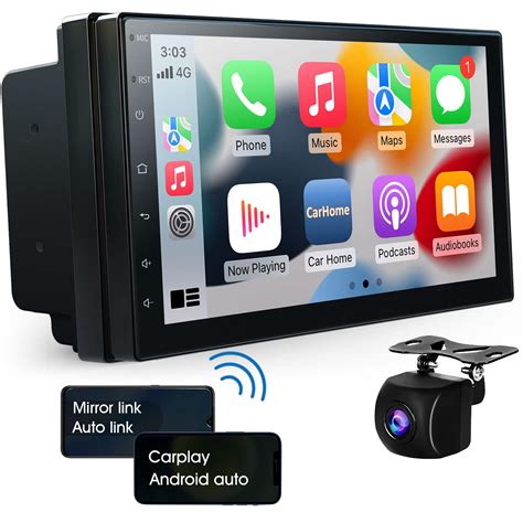Buy Wireless Carplay Head Unit Double Din Car Stereo Android Auto Inch Full HD Capacitive
